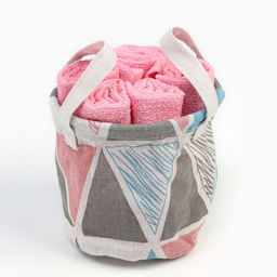 Набор махровых декоративных салфеток Этель Эстетика 30х30см-5шт, 100% хлопок  фото 4