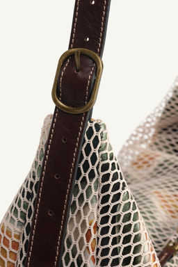 LIMITED EDITION FABRIC SHOULDER BAG - Zara фото 6