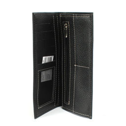 Портмоне мужское Croco-ПР-965 натуральная кожа 3 отд, 10 карм, черный флотер (40) 259970  фото 3