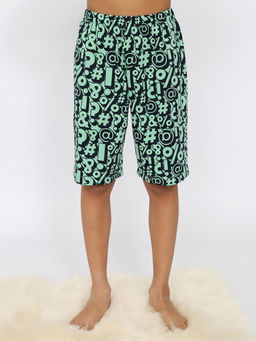 CRB wear/CSJB 50166-37 Пижама для мальчика (футболка, шорты),зеленый/Ex.Cherubino  фото 5