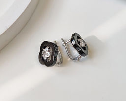 Серьги с керамикой