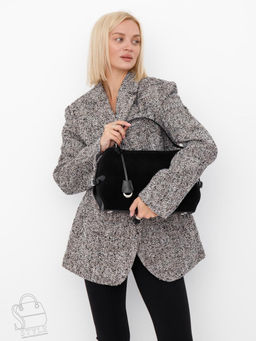Сумка женская кожаная 1155VG black  Vitelli Grassi