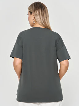 Футболка 0087-18 белый мрамор - Dora фото 56