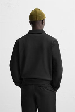 INTERLOCK ZIP POLO SHIRT - Zara фото 19