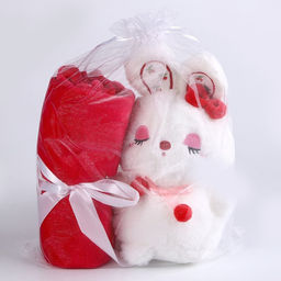 Мягкая игрушка с пледом «Зайчишка»