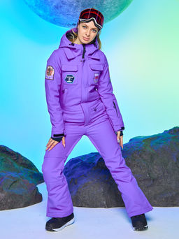 Женский сноубордический горнолыжный комбинезон Alpha Endless Aeternitas 223/2305 PRP - Пурпурное Сердце
