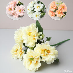 Цветок искусственный Хризантема 30 см / 149NA-49 /уп 600/