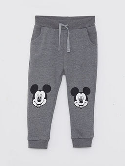 Beli Lastikli Mickey Mouse Bask?l? Erkek Bebek E?ofman Alt