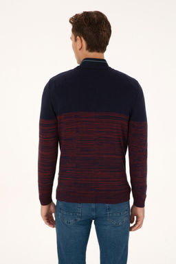 Erkek Slim Fit Bisiklet Yaka Lacivert Kazak - U.s. polo assn фото 5