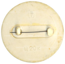 Значок Медведь с гармошкой