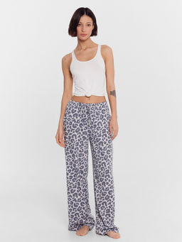 Брюки женские в цвете серый леопард - Mark formelle фото 3