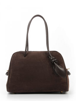 LACCOMA сумка АМ2235-Ф-коричневый натуральная замша хлопок