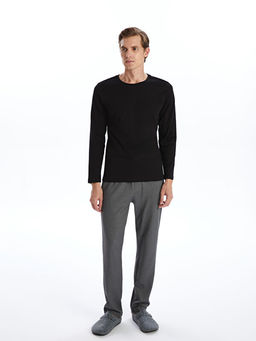 Bisiklet Yaka Uzun Kollu Erkek Atlet