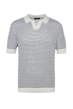 Lacivert Relaxed K?sa Kol Polo Yaka Triko T-shirt TMNSS23PO00026