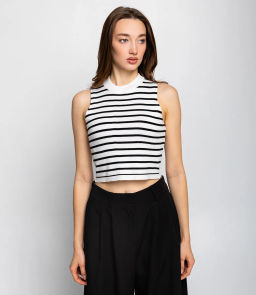 Топ #КТ0222, белый