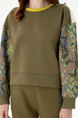 Женский свитшот цвета хаки - U.s. polo assn фото 14