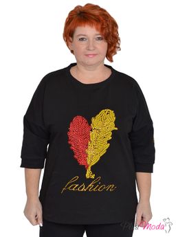 Толстовка Модель №1176 размеры 44-84 - Plusmoda фото 2