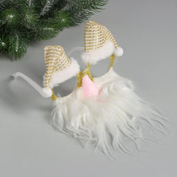 Карнавальные очки Дедушка, в колпачке - Simaland фото 3