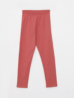 Beli Lastikli Basic Pamuklu K?z ?ocuk Tayt