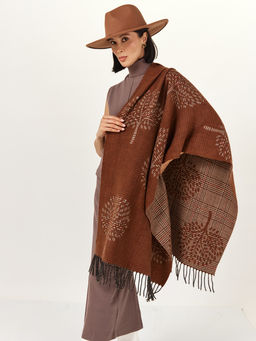 в составе ШЕРСТЬ  и КАШЕМИР Большой, мягкий, теплый  двусторонний палантин - Tantino фото 5