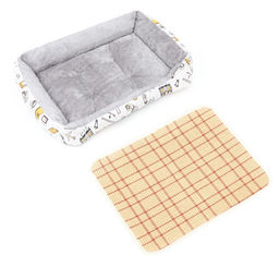 Лежанка для животных, двухсторонняя подушка, 60 х 45 х 15 см, серо-белая - Simaland фото 6