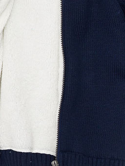 Kap??onlu Uzun Kollu Basic Erkek Bebek Triko H?rka - Waikiki фото 3