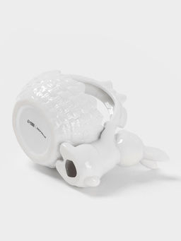 Конфетница Доляна «Зайка», 450 мл, 20×13×16.3 см, доломит, белая