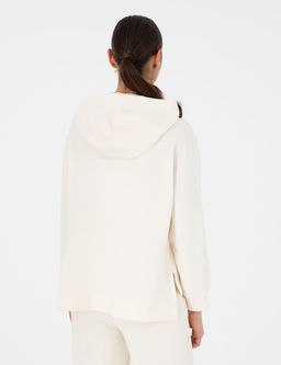 Ekru Oversize Sweatshirt
