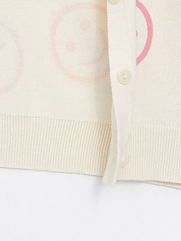 Bisiklet Yaka Desenli Uzun Kollu K?z ?ocuk Triko H?rka - Waikiki фото 3