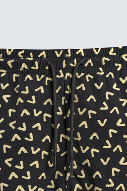 BA?ADOR CORTO ESTAMPADO GEOM?TRICO / Negro - Zara фото 8