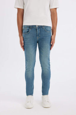 Тонкие и удобные облегающие джинсовые брюки с нормальной талией и узкими штанинами