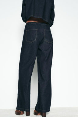 Z1975 HIGH-WAIST WIDE-LEG JOGGER JEANS - Zara фото 31