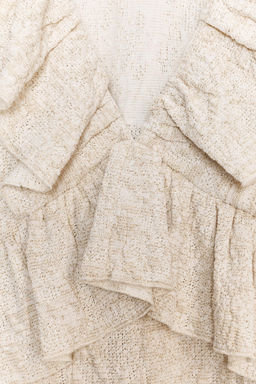 METALLIC THREAD JACQUARD TOP - Zara фото 6