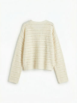 V Yaka Ajurlu K?z ?ocuk Triko H?rka