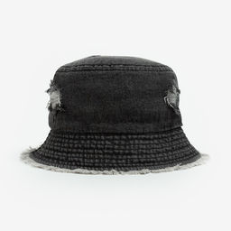 Панама унисекс MINAKU джинсовая, чёрная, размер 56-58