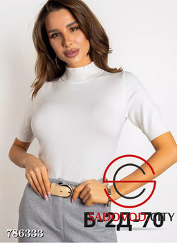 Водолазка с коротким рукавом - Bruno фото 5