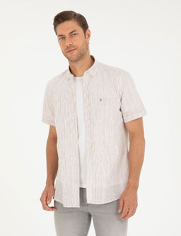 Haki Regular Fit K_sa Kollu G_mlek