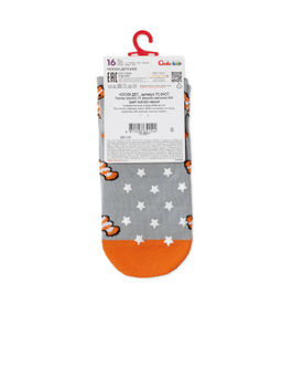 Цена за 2 пары Conte-kids Антискользящие носки TIP-TOP с рисунками серый