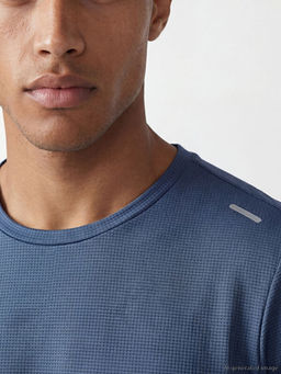 Bisiklet Yaka Erkek Spor Ti??rt