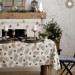 Скатерть новогодняя Этель Christmas tree 147?180+/- 3 см, 100% хлопок, саржа 190 г/м?