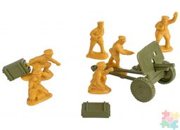 Форма. Набор "Солдатиков Артиллеристы" (Для масштабных моделей) С-197-Ф