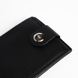 Портмоне мужское на магните, отдел для купюр, для карт, чёрное