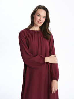 Bisiklet Yaka Elbise