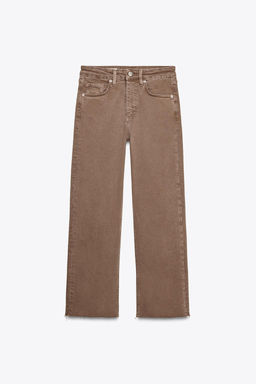 TRF CROPPED FLARE HIGH-WAIST JEANS - Zara фото 42