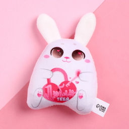 Мягкая оживающий магнит Люблю тебя, зайчик - Milo toys фото 3