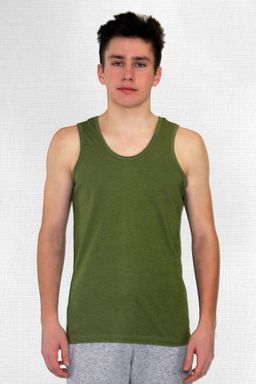 МТ0404-1 Майка мужская кулирка антрацит - АстраТекстиль фото 2