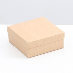 Цена за 5 шт. Коробка складная, крышка-дно, крафтовая, 12 х 12 х 5 см