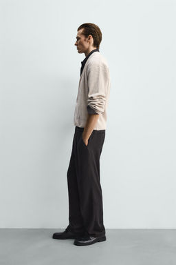 C?RDIGAN RELAXED FIT ESTRUCTURA / Crudo - Zara фото 4