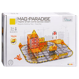 Конструктор "Волшебные сцепки" (магнитный, 33 дет.) в коробке