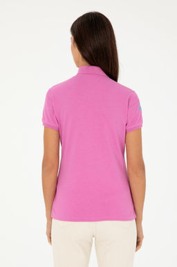 Женская фиолетовая базовая футболка - U.s. polo assn фото 5